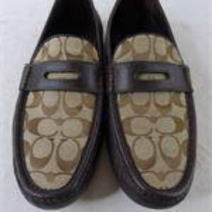 New, Coach Brown Neal Driving Loafers sz.13 (Firm) priced to sell